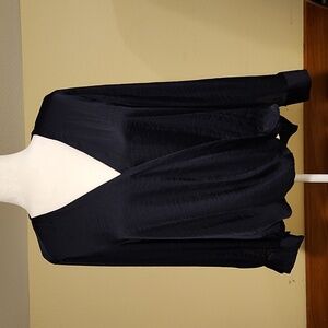 DKNY crossover blouse